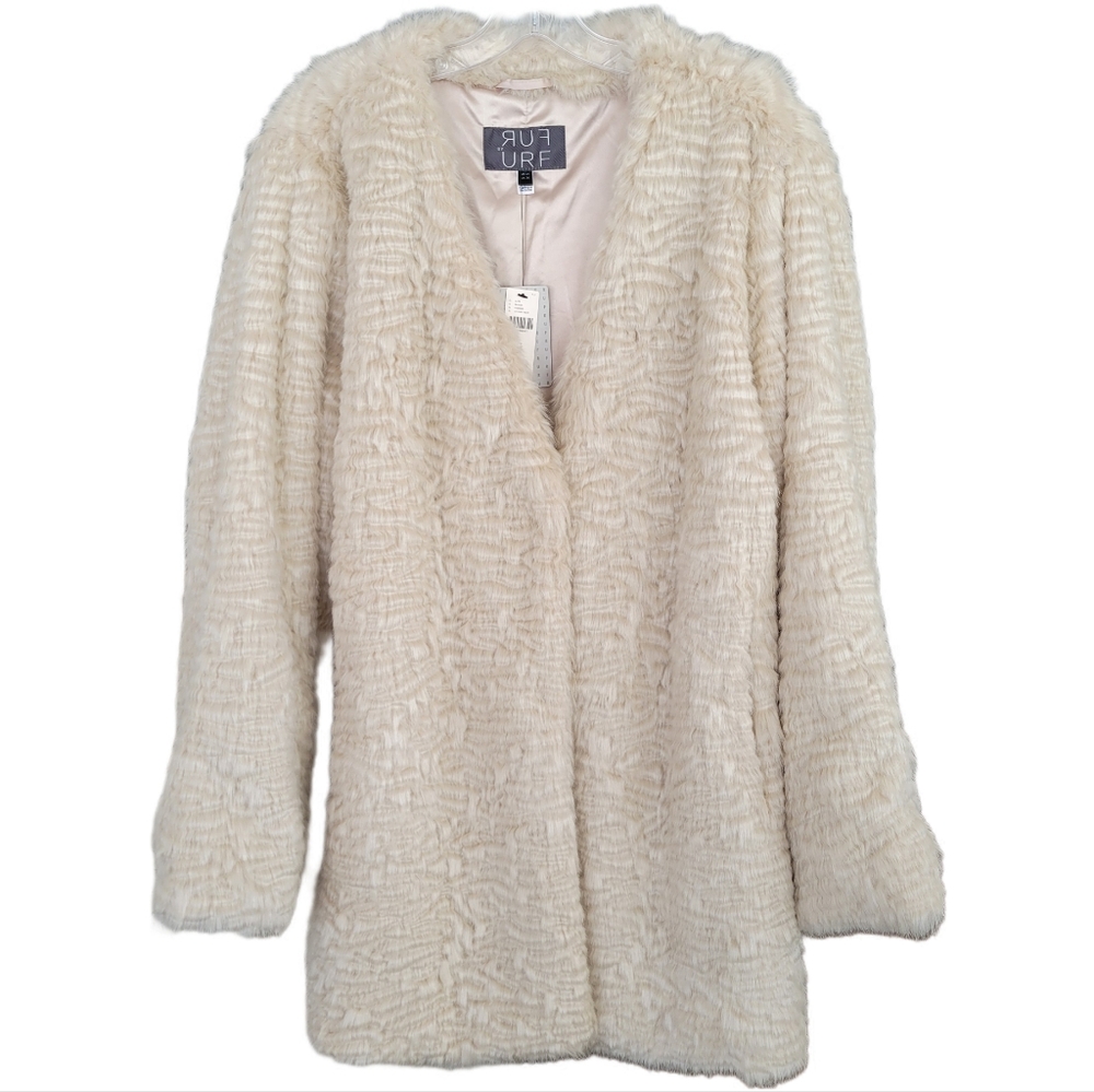 Anthropologie Fur by Urf Noemi Faux Fur Coat